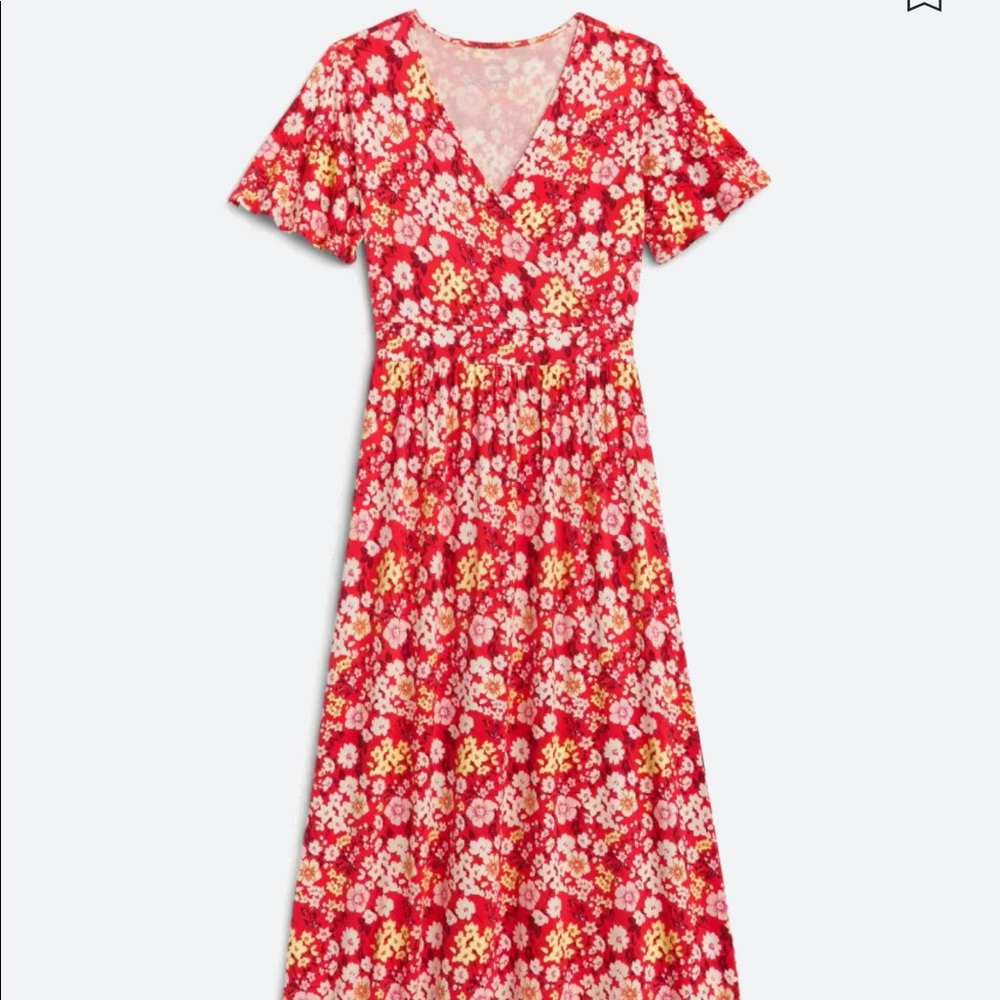 Elisse Surplice Maxi Dress
